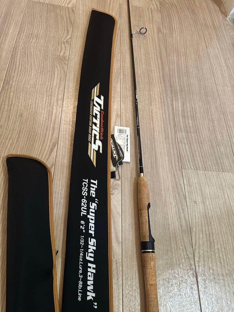Evergreen Tactics Super Skyfork 62UL Fishing Rod Excellent Condition