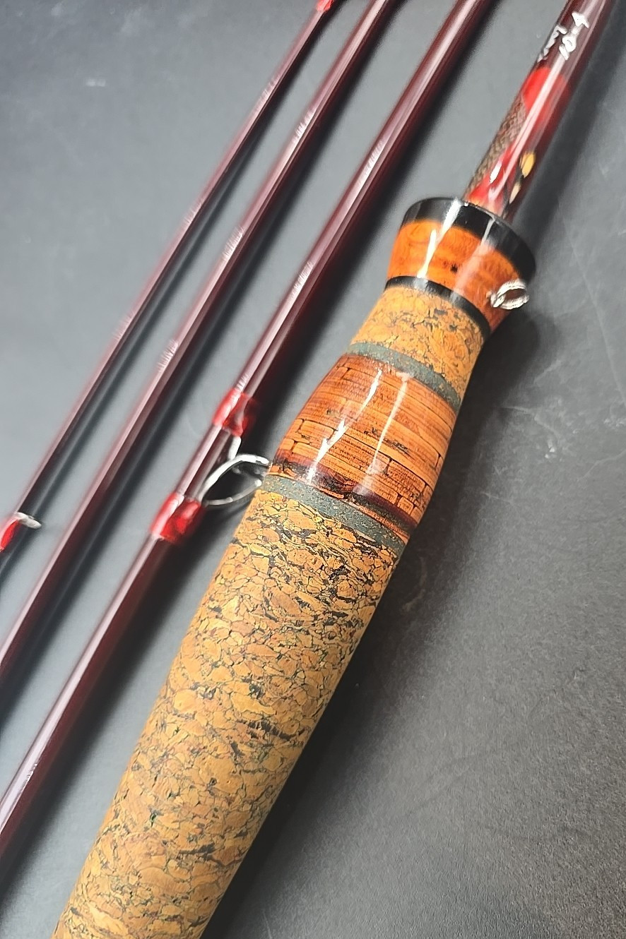 Extraordinary Terry Henson 10′ 4 weight nymphing fly rod Loomis blank
