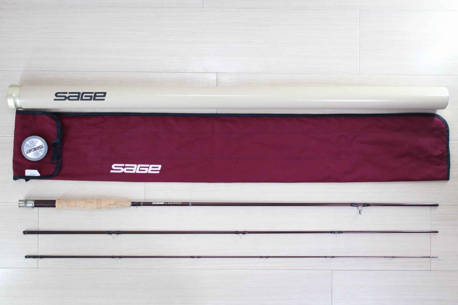 SAGE GFL 590-3 LL Graphite III Fly Rod 9′ 5wt 3pc Tube Sock Excellent M108