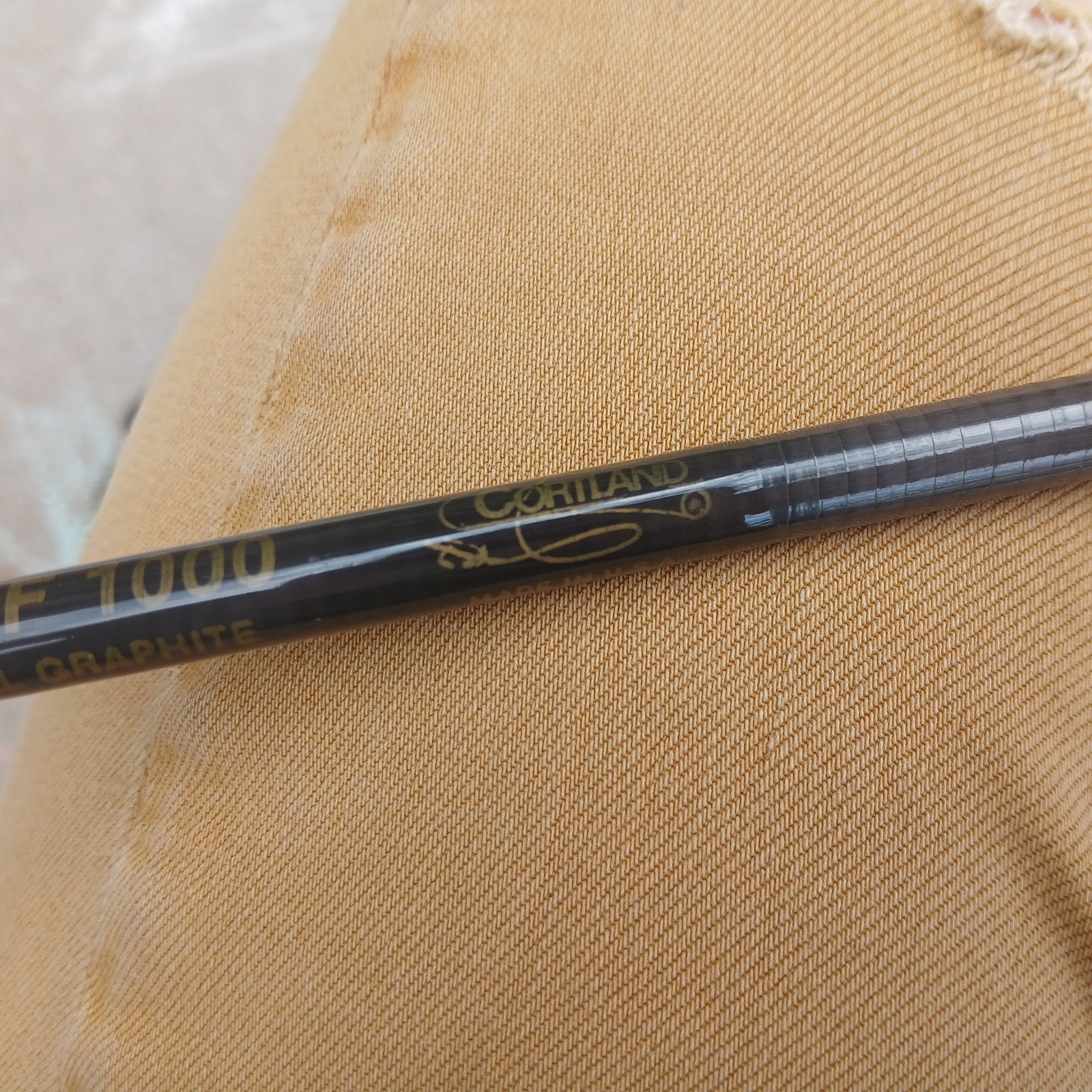 Cortland GRF 1000 8’6” 5/6 wt 2pc Fly Rod w/ custom PVC case