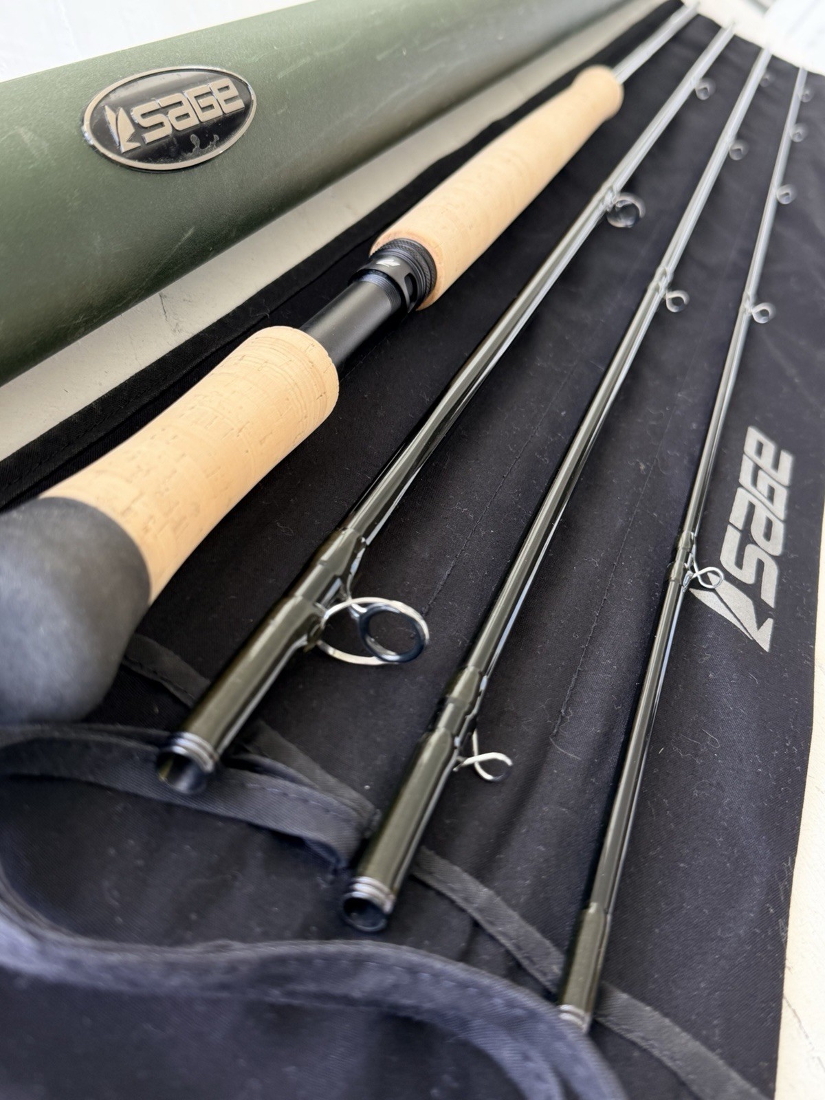 **BEAUTIFUL** 🔥 SAGE X 7wt. 13’ft~4pc Switch/Spey Flyrod🔥~LEGENDARY~🔥