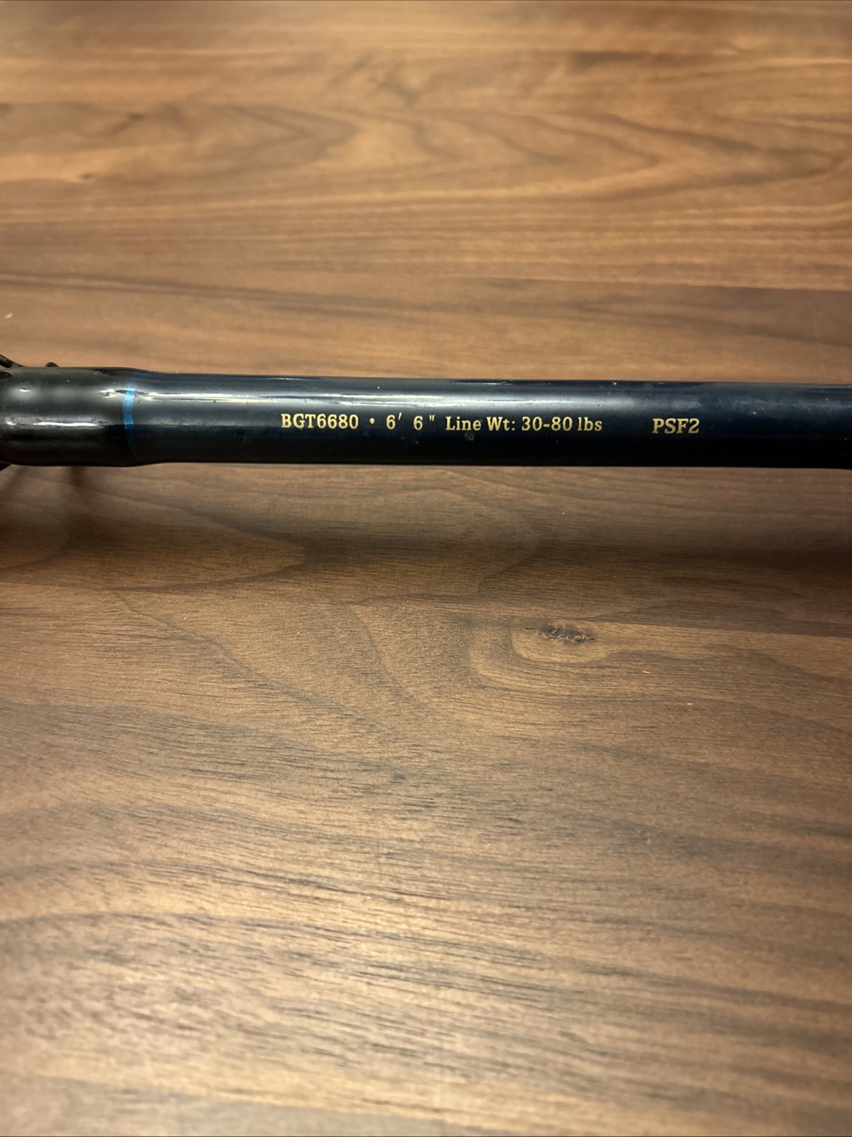 Quantum Gold Blue Runner Fishing Pole/Rod BGT6680 6’6″ 30-80lbs L18