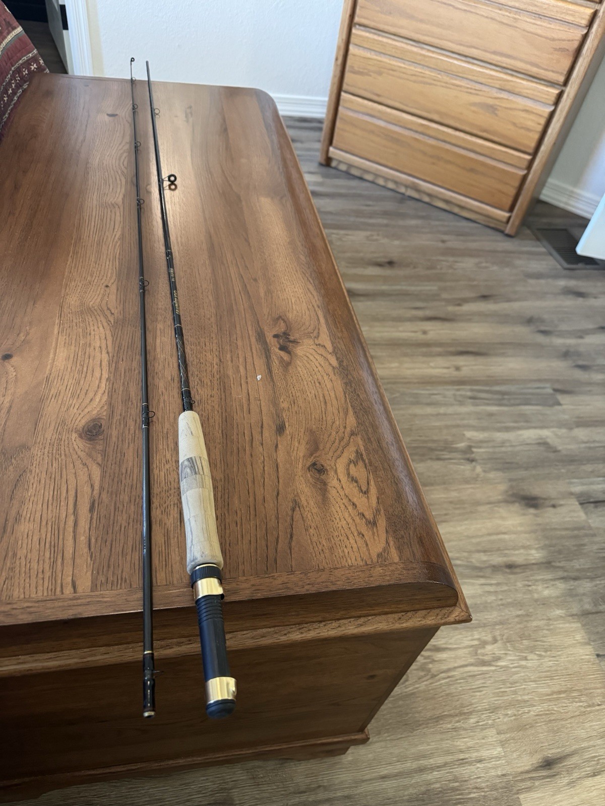 SOUTHBEND FINESSE 99% HIGH TECH GRAPHITE 8 FOOT 6 INCH 6-7 WT. FLY FISHING ROD