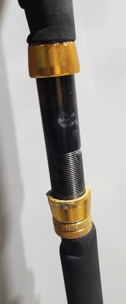 Osprey Troller-Z 7’ Black & Gold Trolling Rod – Big Game Saltwater – USED