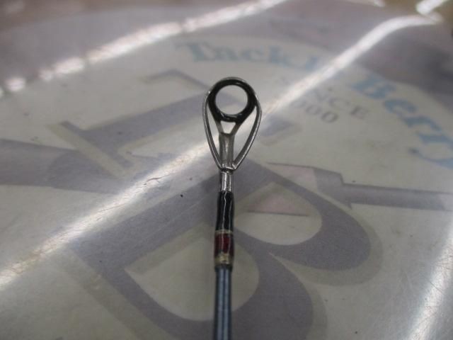 Les Zismore Bauhaus 58MH Black Pearl Clear Red Thread Bass Rod Used