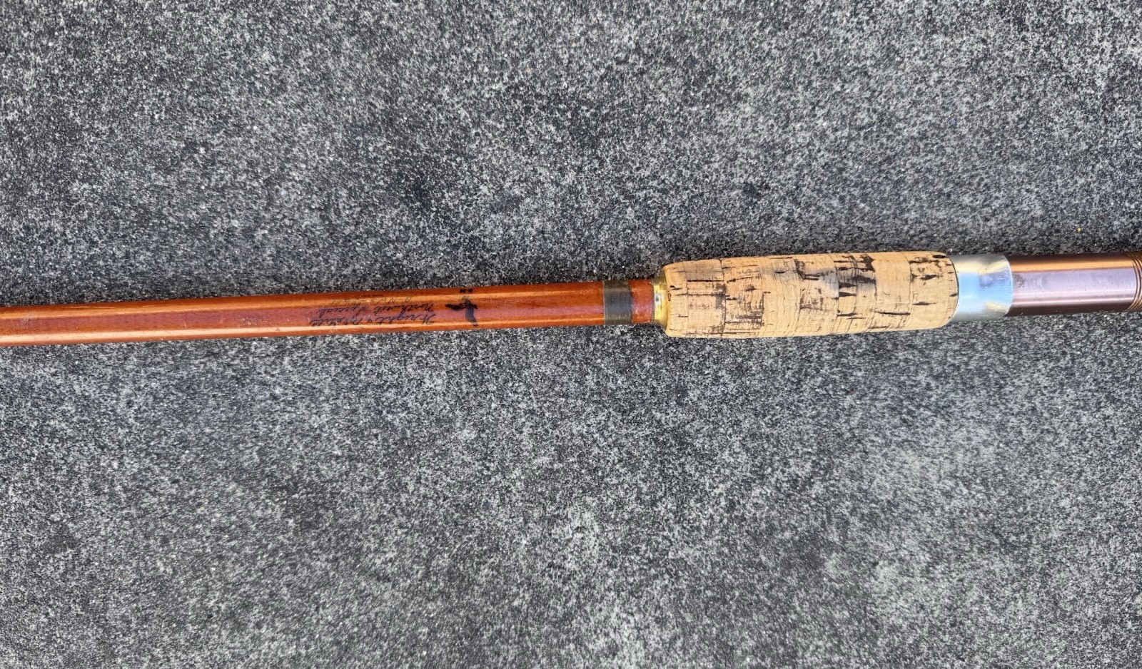 Vintage Wright & McGill Northwest Special “Tobacco fiberglass 8 1/2’ 2pc Rod