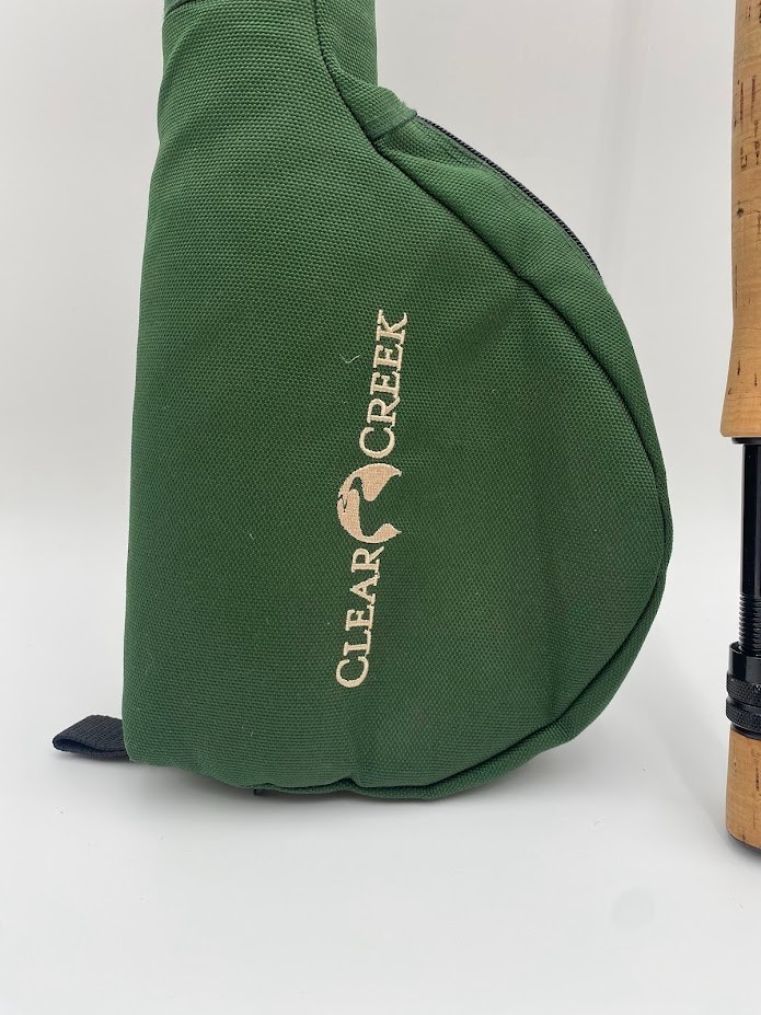 Custom fly rod with Clear Creek carrying case