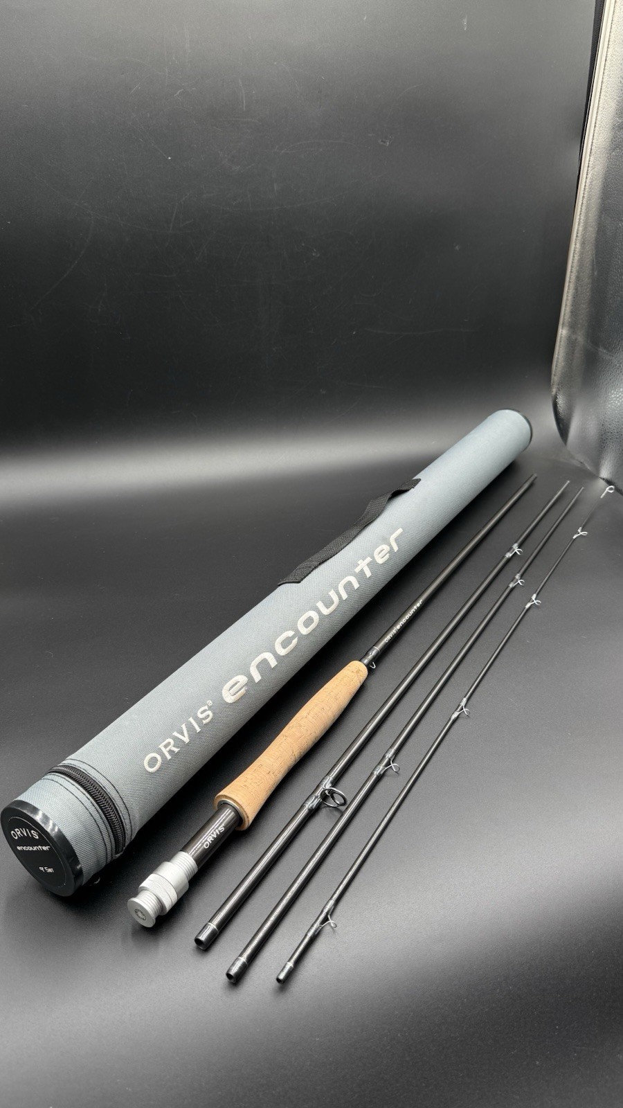 Orvis Encounter 9’ 5WT 4pc Fly Fishing Rod w/ Tube 3.5 oz Graphite