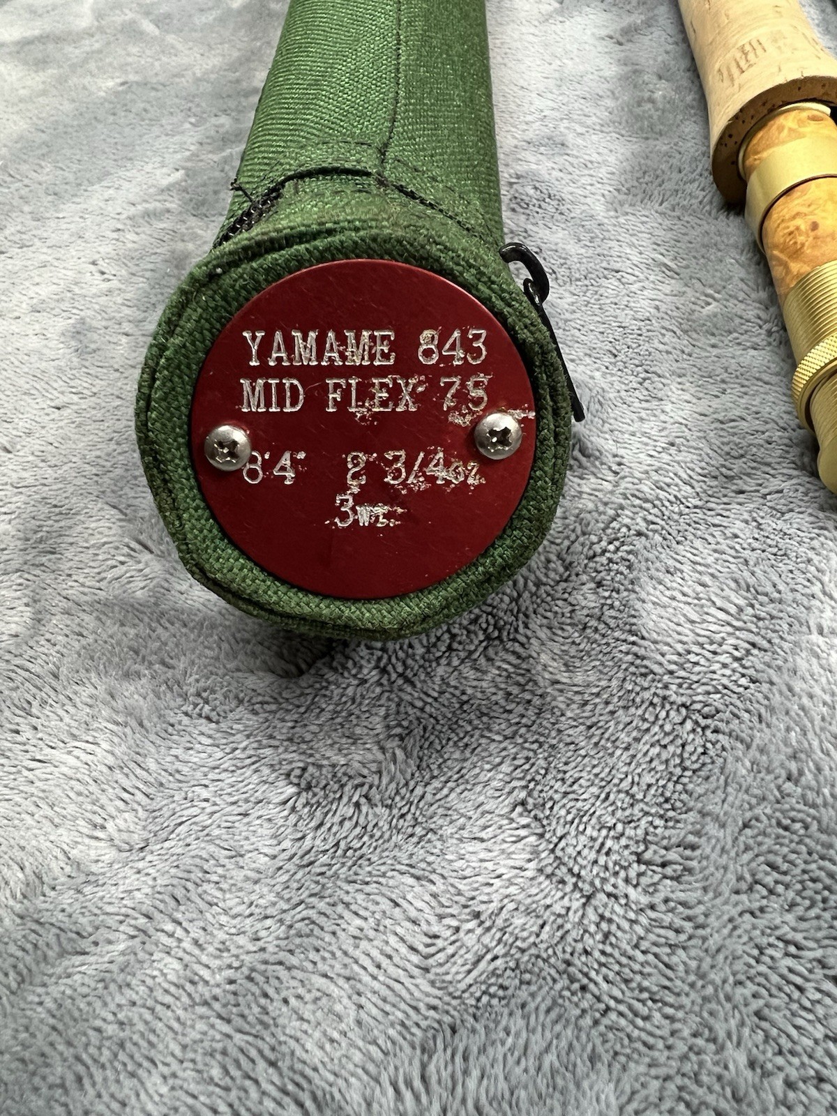 Orivis Yamame 843 Mid Flex 7.5 Fly Rod W/ Tube Nice Condition