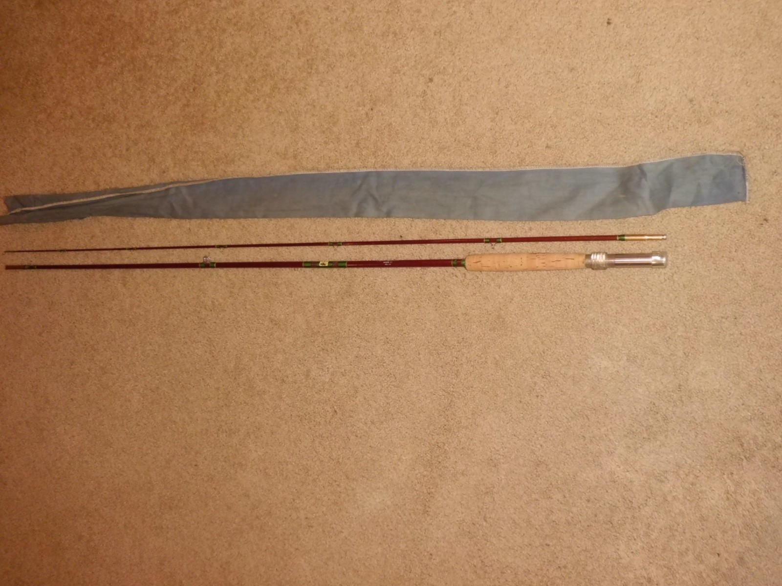Vintage SILAFLEX Perfexion Model 211 Fly 8′ Rod made in USA- HDH line