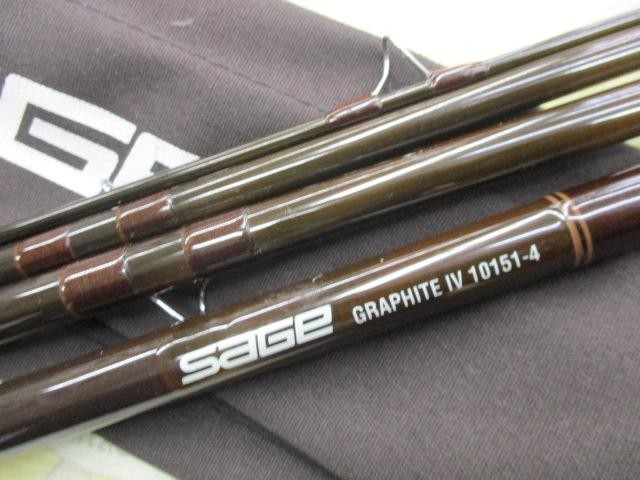 SAGE Fly Rod 10151-4 Graphite IV 4pieces Green Color Fly Fishing