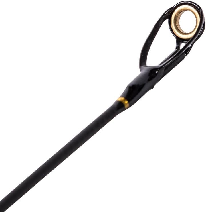 7′ Carbon Fiber Spinning Rod – 2 Piece with Medium Tips for Bass Fishing