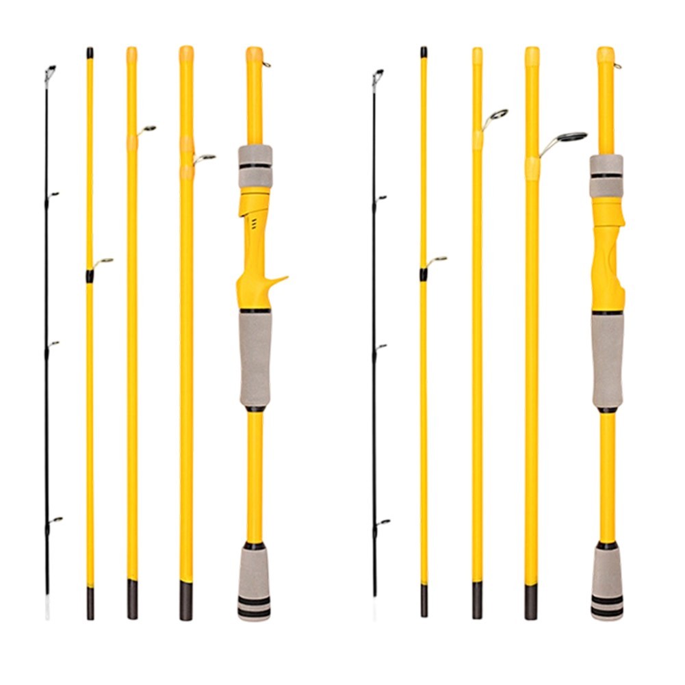 4 Section Carbon Fishing Rod 2.1m Casting Rod Suitable for All Anglers