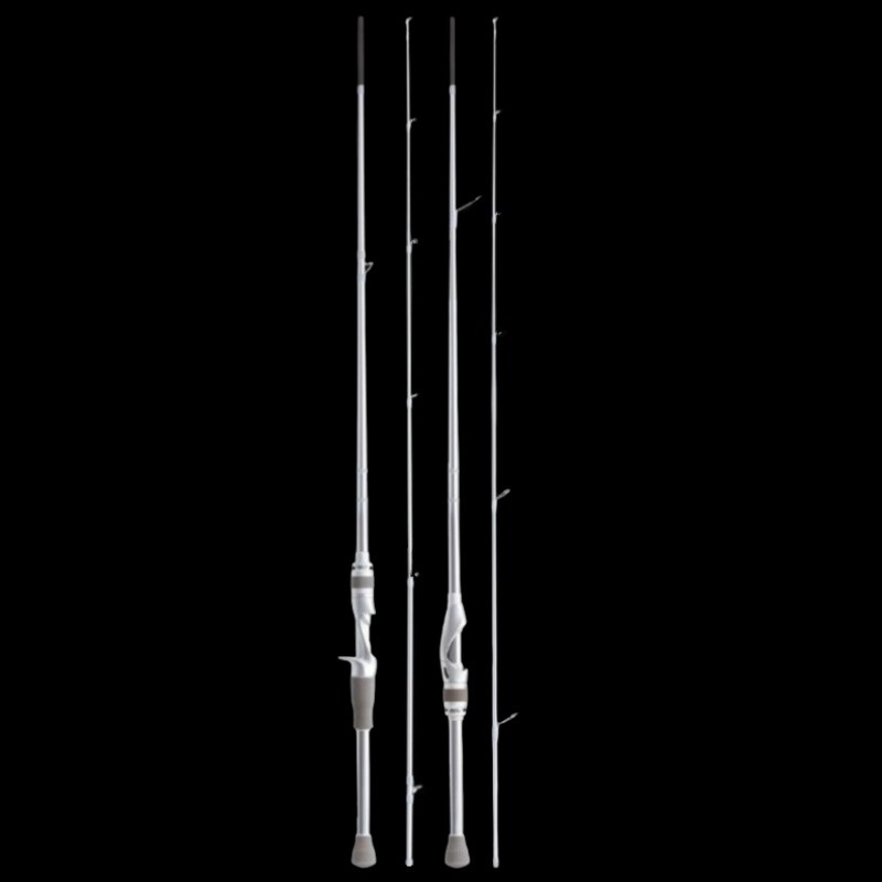 Fishing Rod 6ft/1.8M Casting Spinning Rod Carbon Fiber Rod 2 Section Lure Pole
