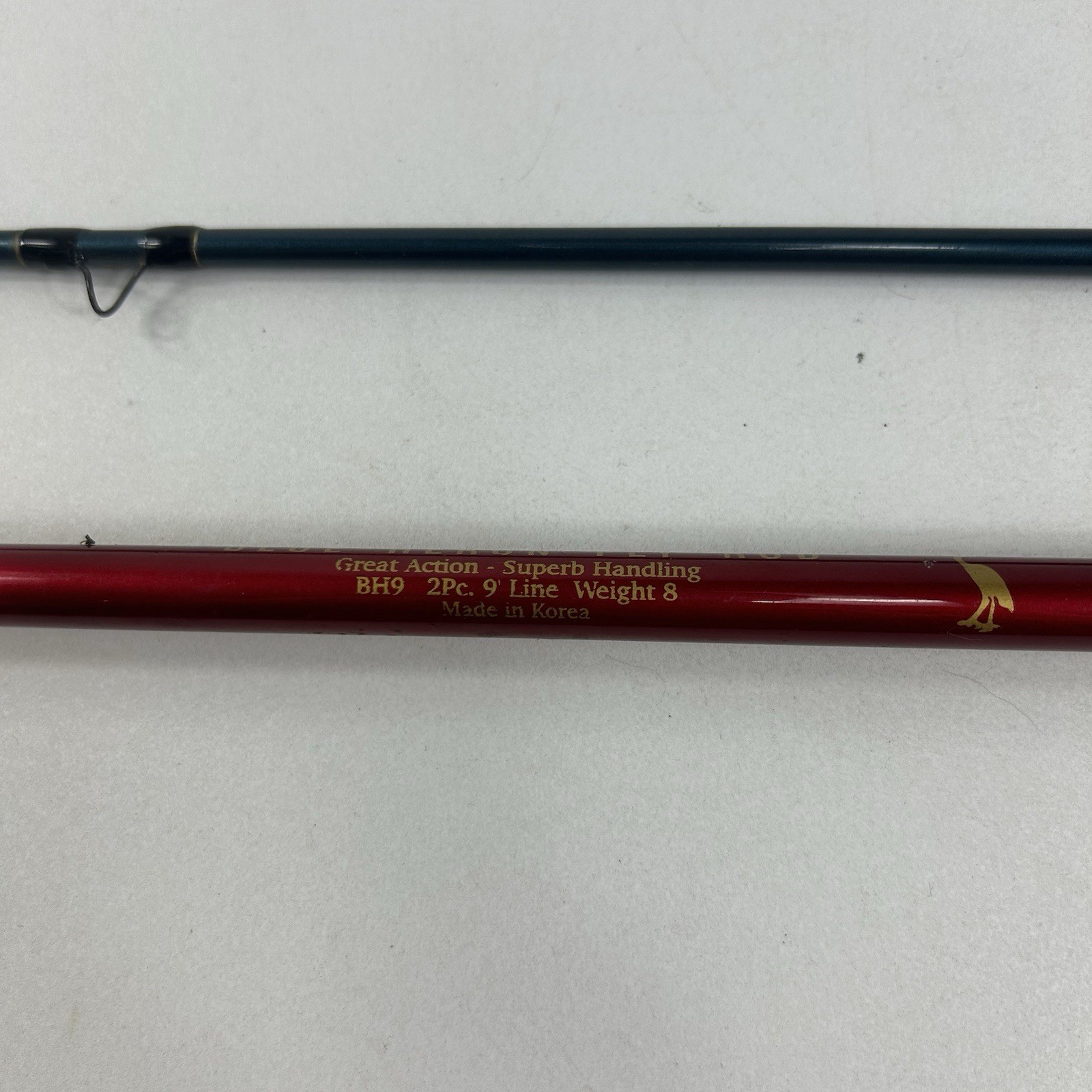 Blue Heron Fly Rod Vintage BH9 Line Weight 8LB 2 piece Fly Fishing Pole