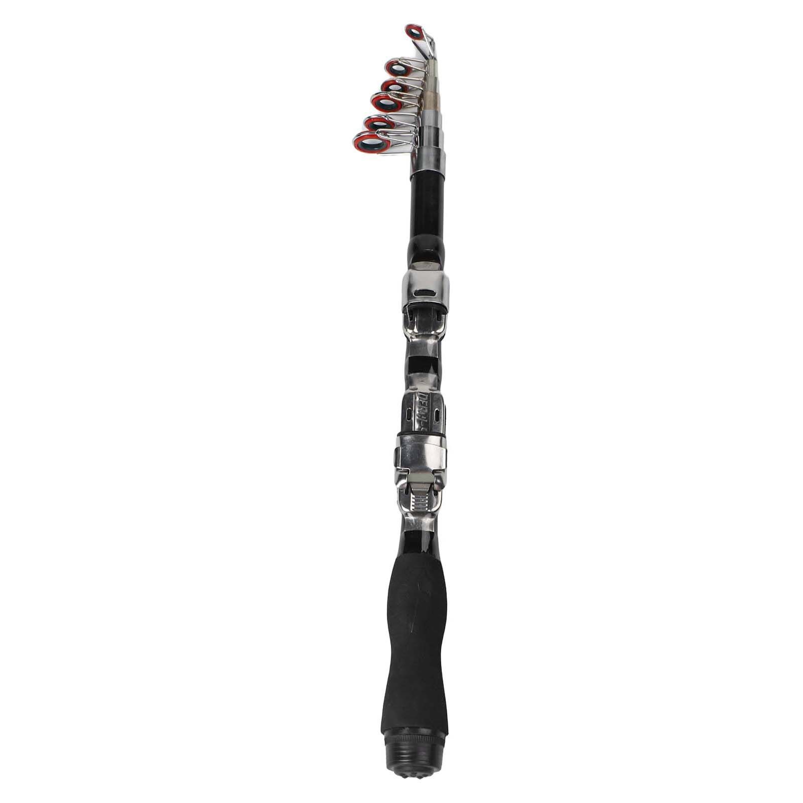 Ceramic Guide and EVA Grip Carbon Fiber Fishing Rod with Four Length Options