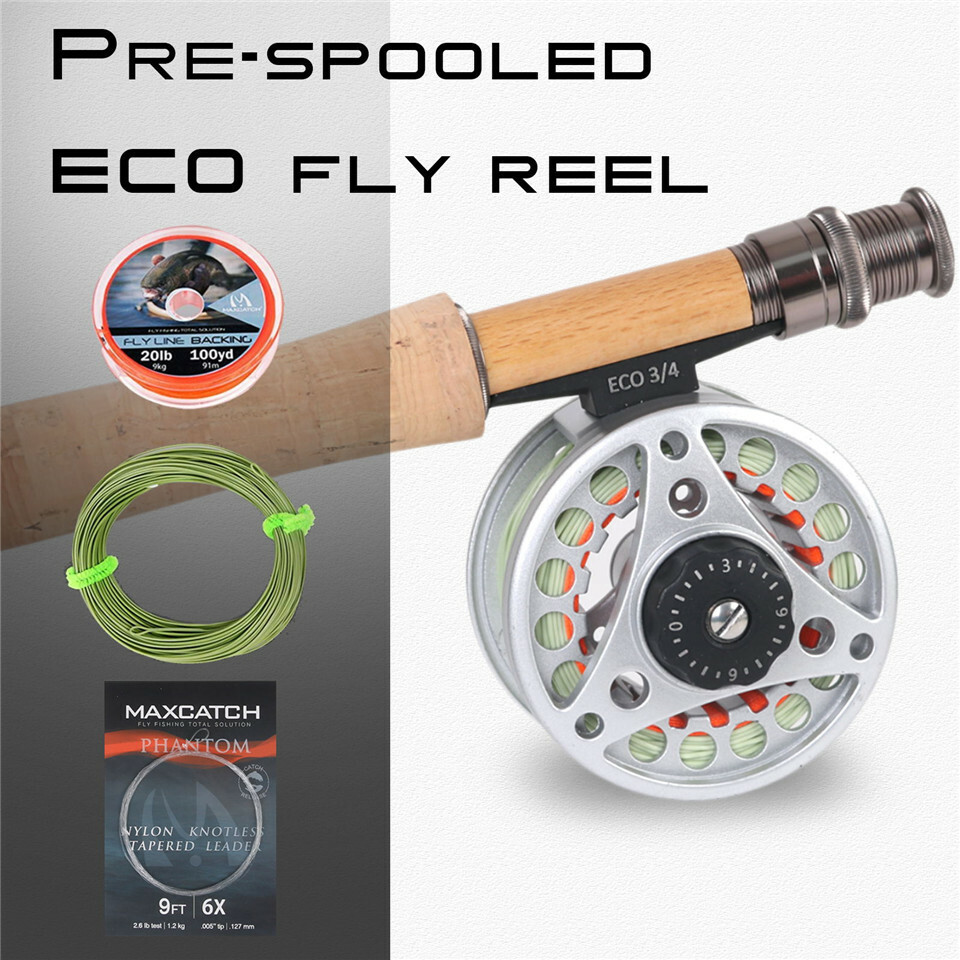 Ultralite Small Stream Fly Fishing Rod Combo 1/2/3WT Rod, Reel, Line Outfit