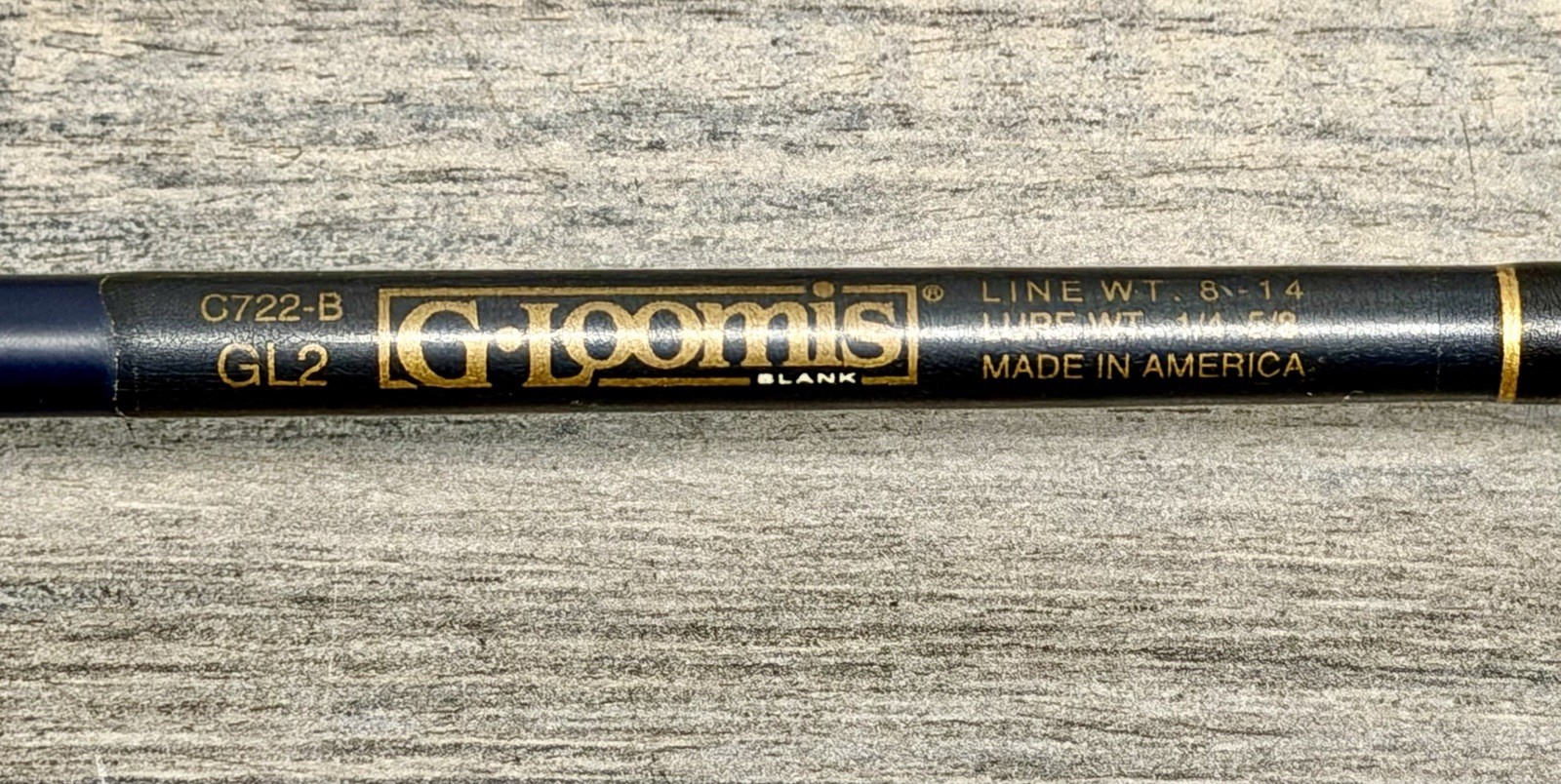 Vintage Custom G.Loomis GL2 C722 Medium Casting Rod~Hand Built By Jim Green
