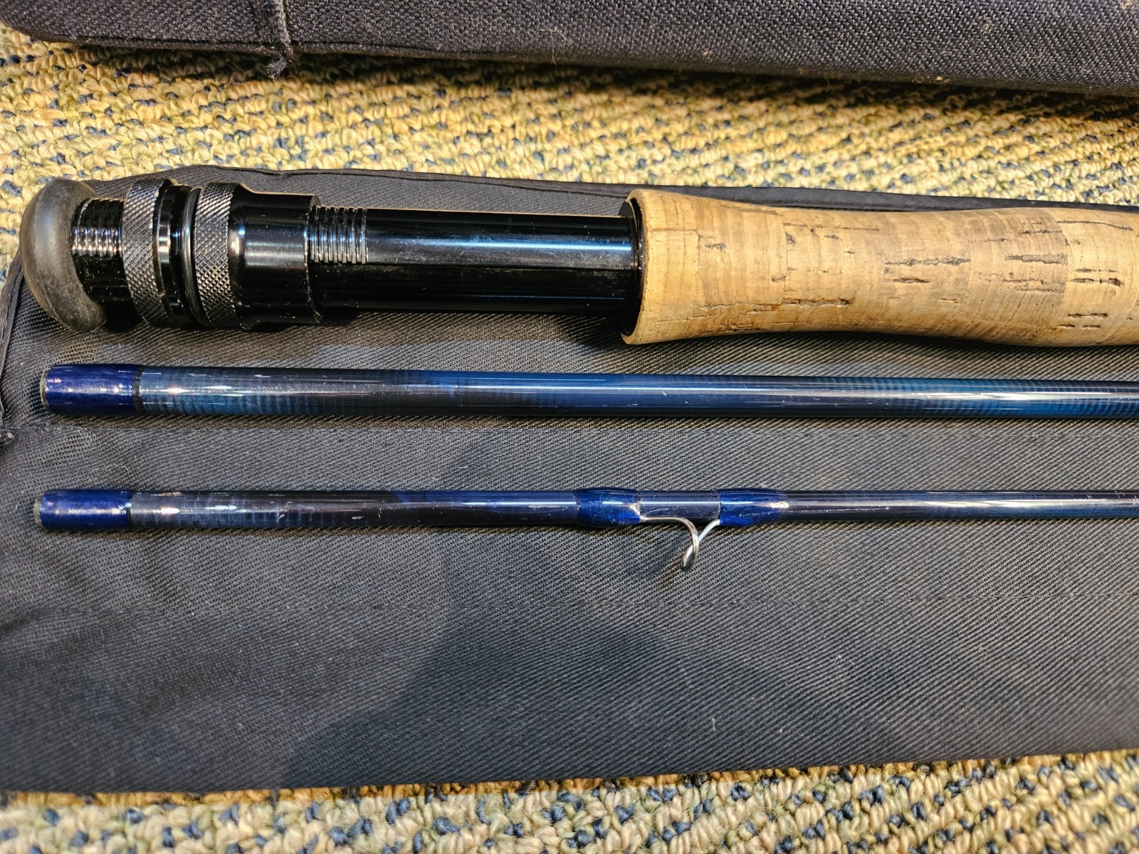 LOOP Blue Line 10′ #7 3pc Fly Fishing Rod Blueline with bag and tube