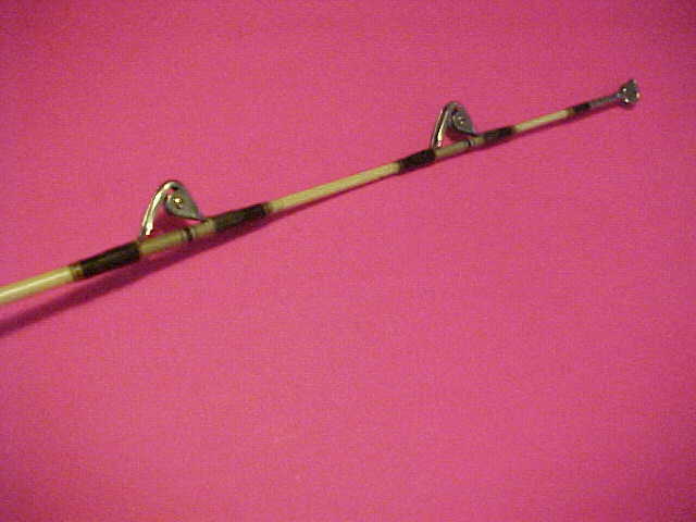 VINTAGE DAIWA SEALINE TOURNAMENT GRAPHITE COMPOSITE 6’8″, 30-60# TROLLING ROD QQ
