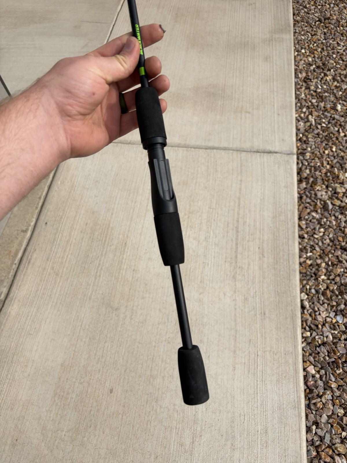 Kunnan Black Water 2 Piece Spinning Rod 5ft 6” Ultralight