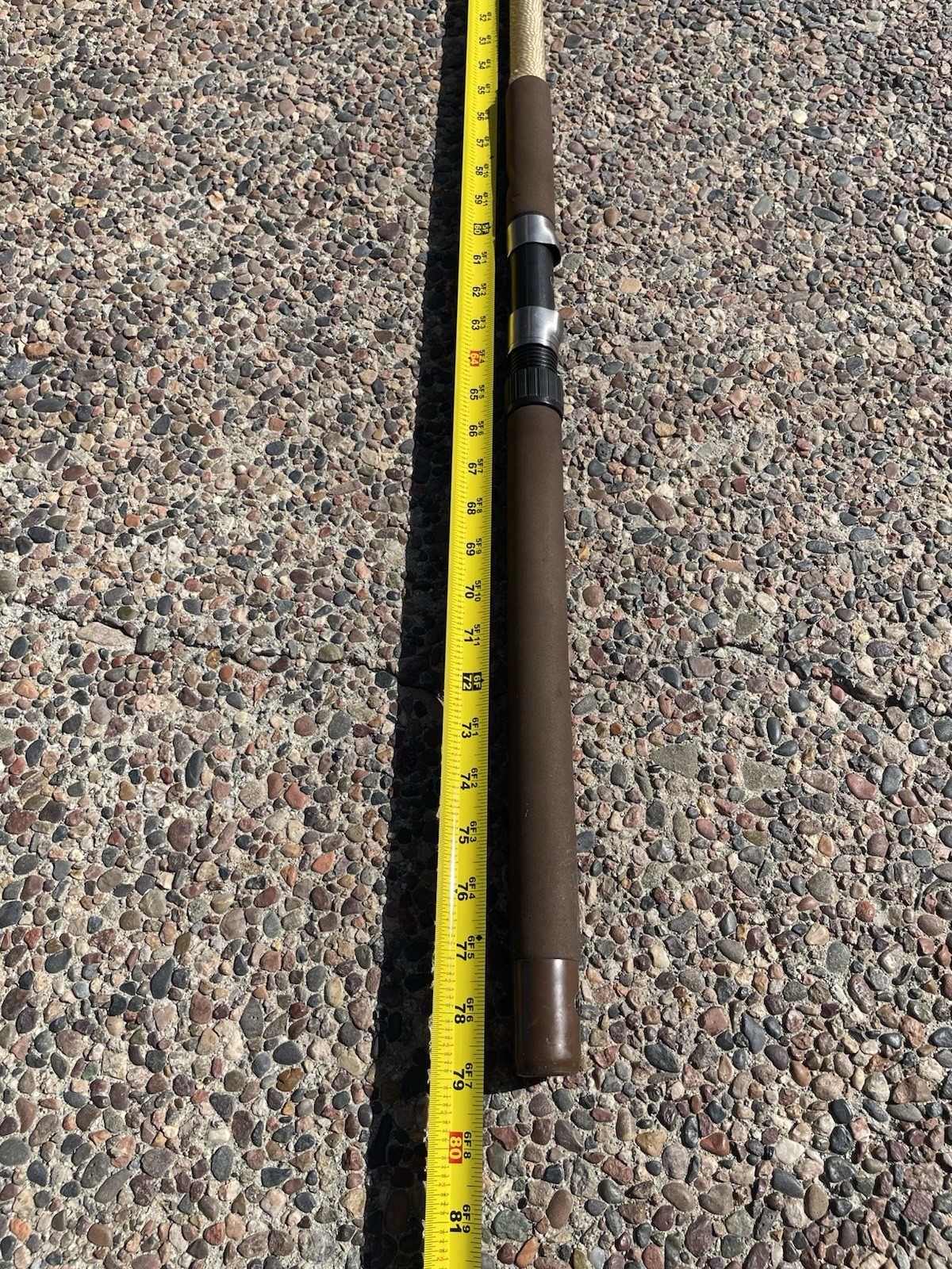 BIG GAME SALTWATER FISHING POLE ROCK COD SPECIAL MASTER CUSTOM STRIKER 80 lbs