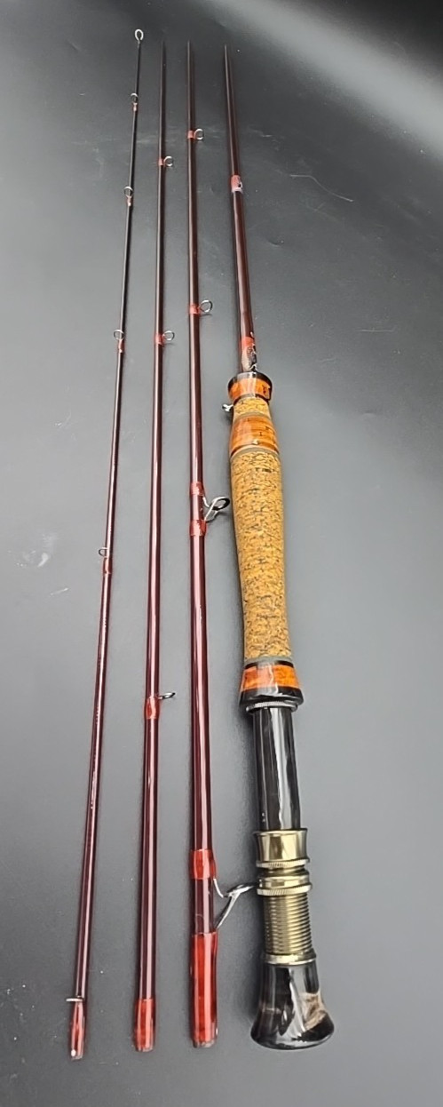 Extraordinary Terry Henson 10′ 4 weight nymphing fly rod Loomis blank