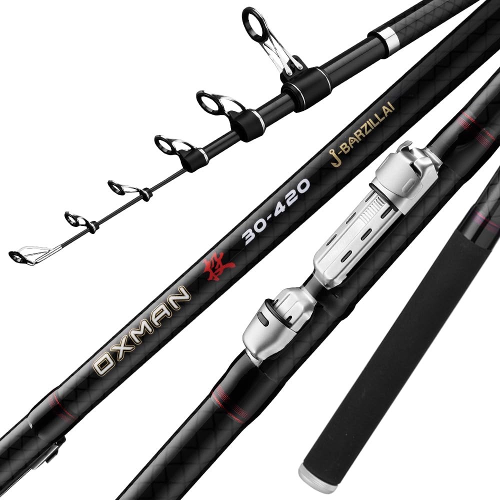J-Barzillai Oxman Telescopic Fishing Rod 3.6M 3.9M 4.2M 4.6M 5M Long Shot