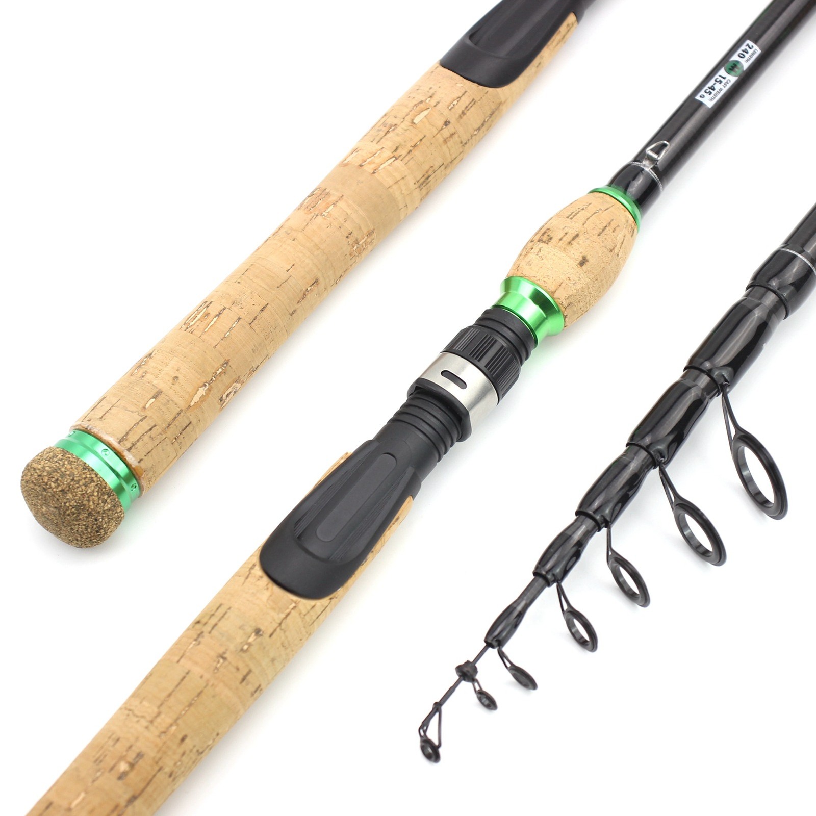 Spinning Carbon Fishing Telescopic Casting Rod Fast Long Shot Lake Fishing Rod