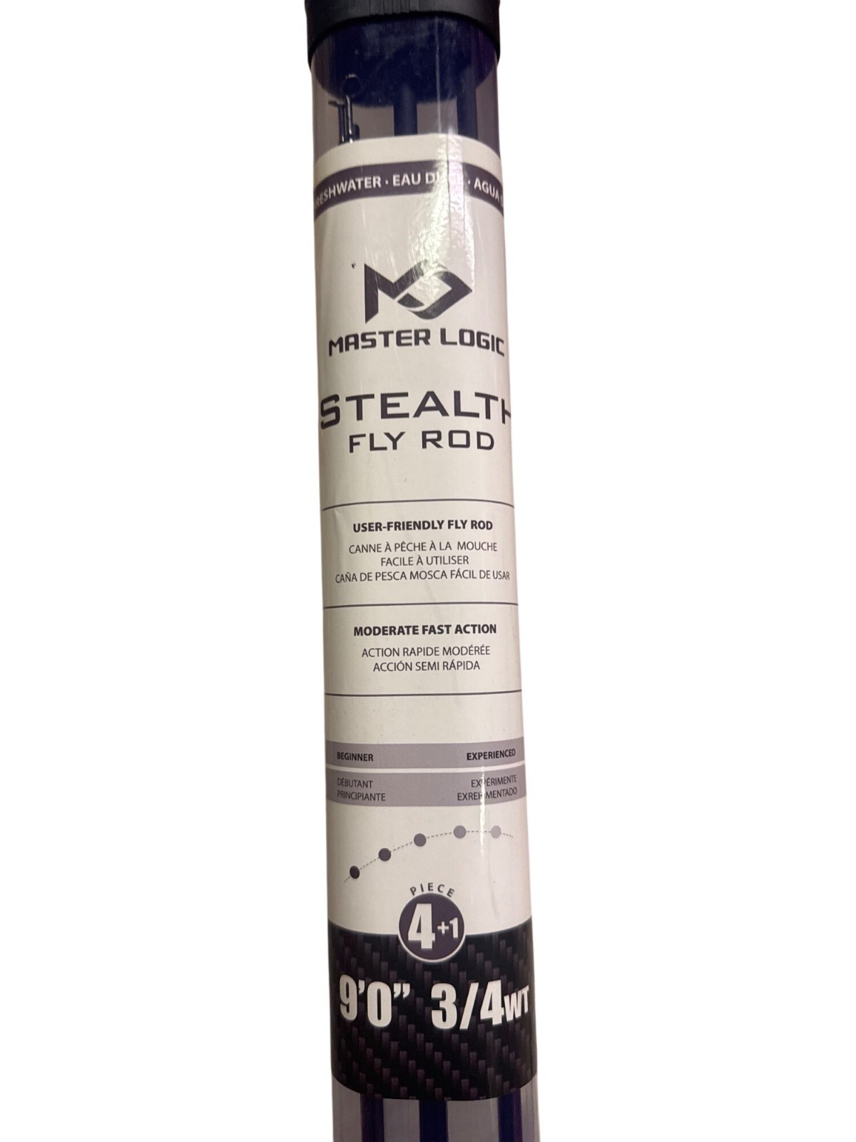 Master Logic Stealth Fly Rod 90″ 3/4wt Protective Travel Tube Included