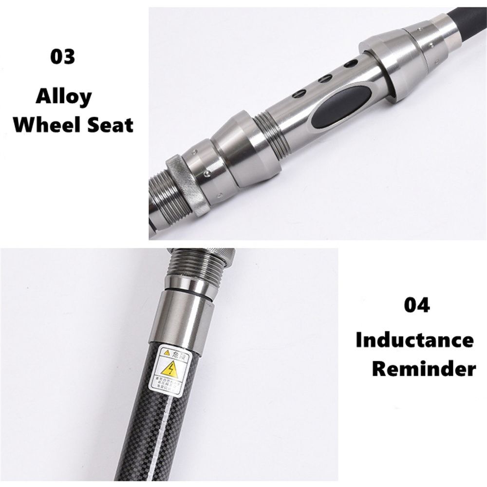 1.5/1.8/2.1M Telescopic Fishing Rod High Carbon Fiber Spinning Carp Feeder Bait