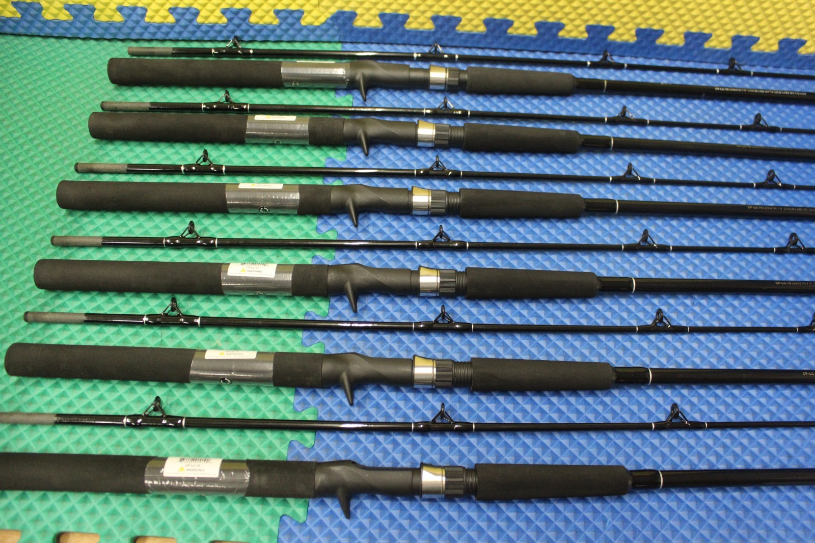 Okuma Black Classic Pro 7′ 0″ Lead Core Trolling Rod CP-LC-70 6-Pack!