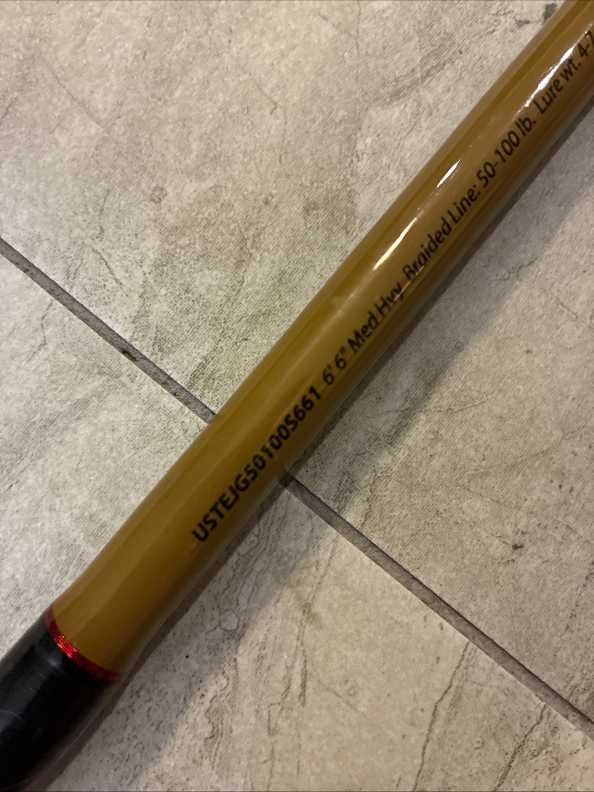 Shakespeare Ugly Stik Tiger Elite Jigging Spinning Rod 6′-6” USTEJ50100S661 USED