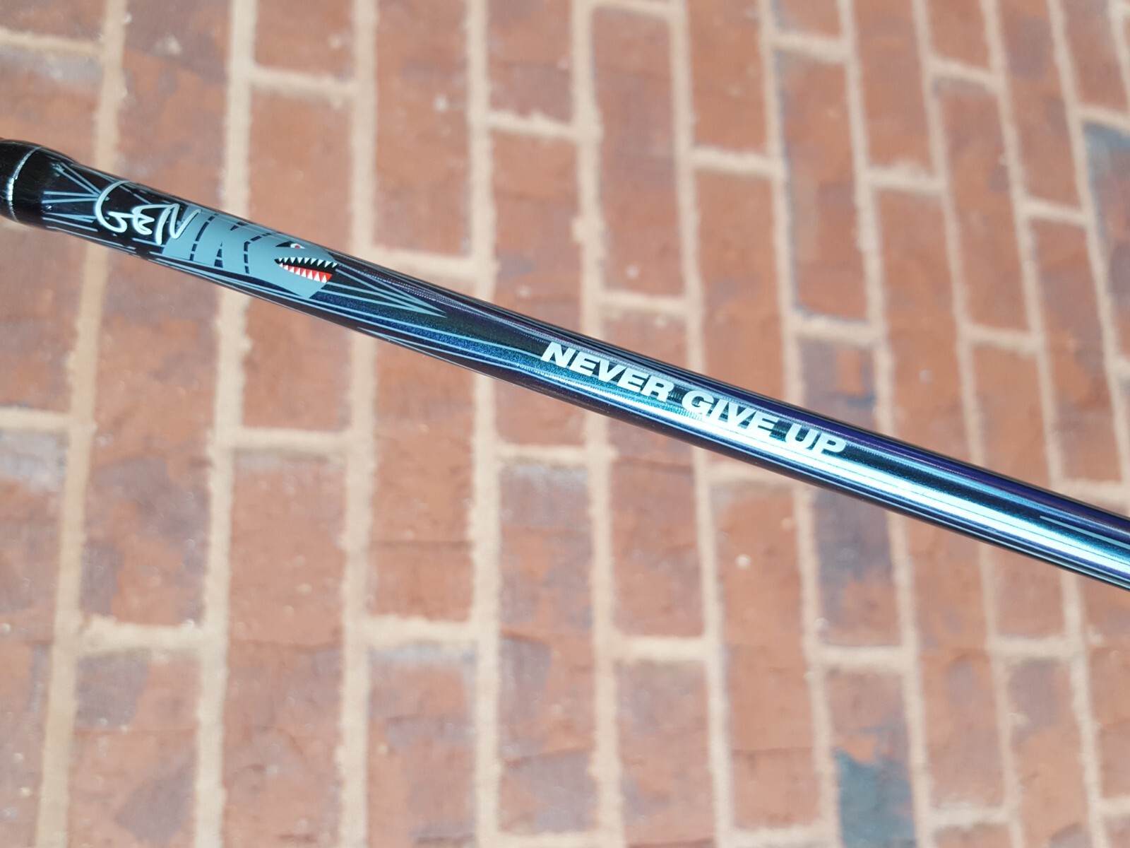 6’6″ Medium GENIKES661M 8-15lb Line 1/4-5/8oz Lure Fishing Rod “Never Give Up”