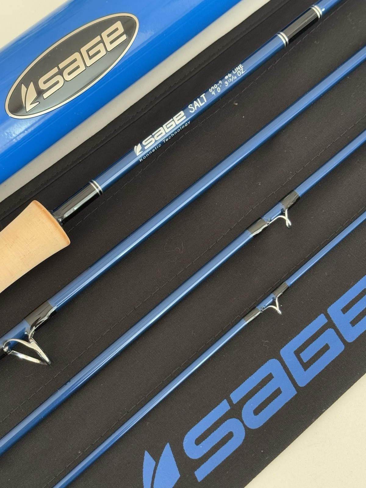 **BEAUTIFUL** 🔥 SAGE SALT 6wt. 9’ft~4pc FlyRod!! 🔥~MINT~🔥