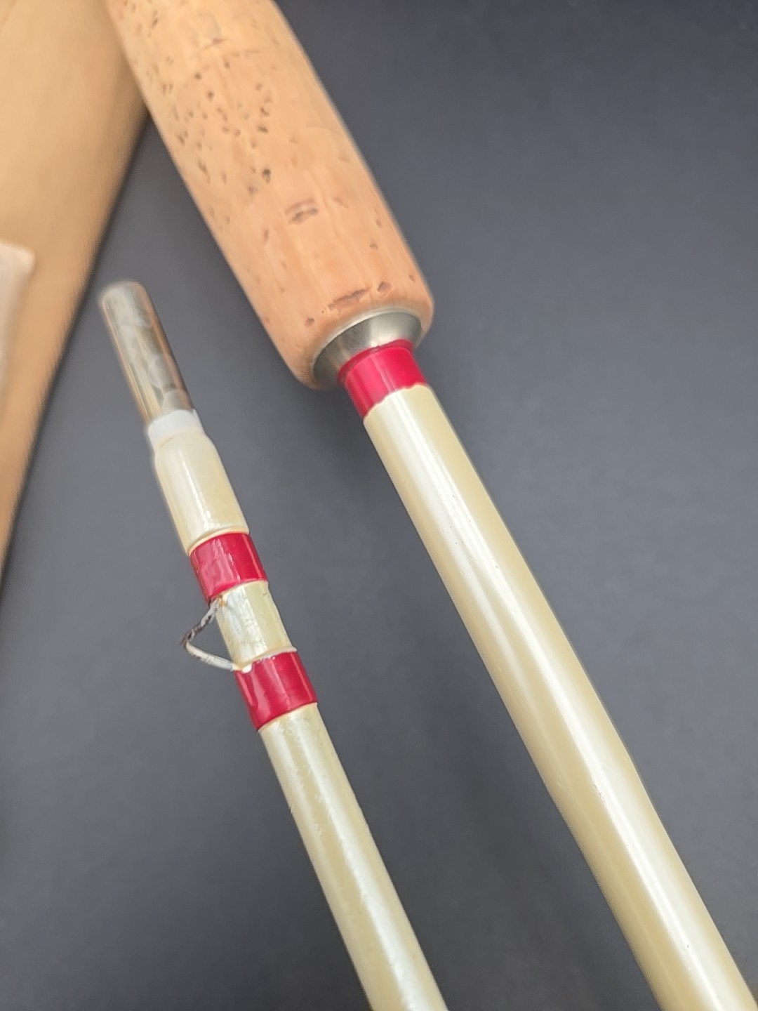 Outstanding Union Hardware Pearl 8 1/2′ metal fly rod