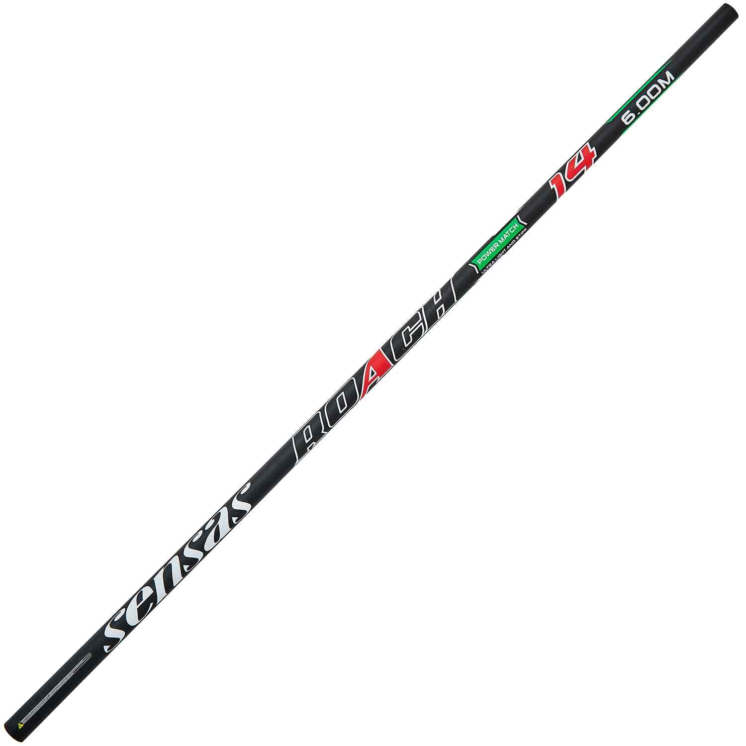 Sensas Roach 14 Power Match Float Fishing Rod Carbon Stipprute 6m 7.5m 9m