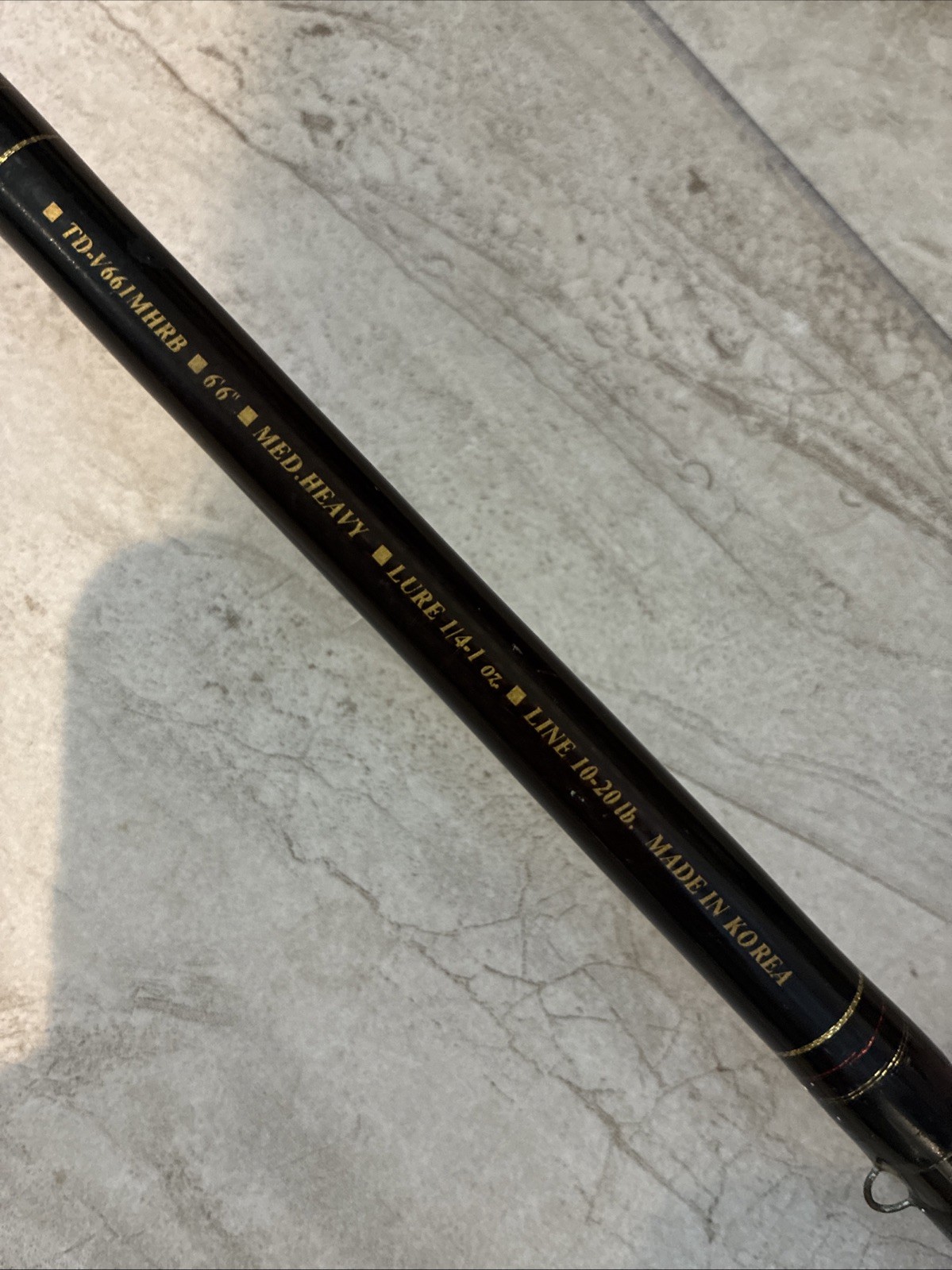 Vintage Team Daiwa Advantage 661MHRB 6’6″ Medium Heavy 10-20lb 1/4-1oz KOREA