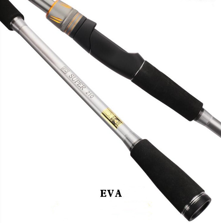 1.8M 2.1M Fishing Rods Travel 4 Section Carbon Fiber Spinning/Casting Lure Poles