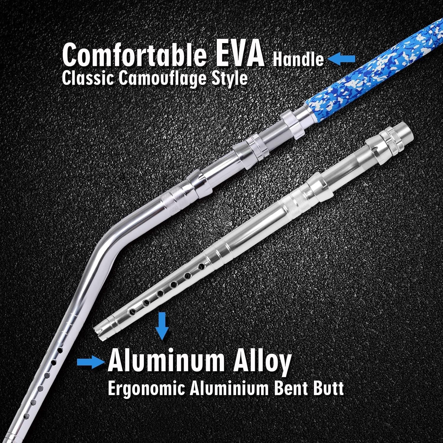 Fishing Trolling Rod 1 Piece/2 Piece Saltwater Offshore Heavy Roller Rod Big Gam