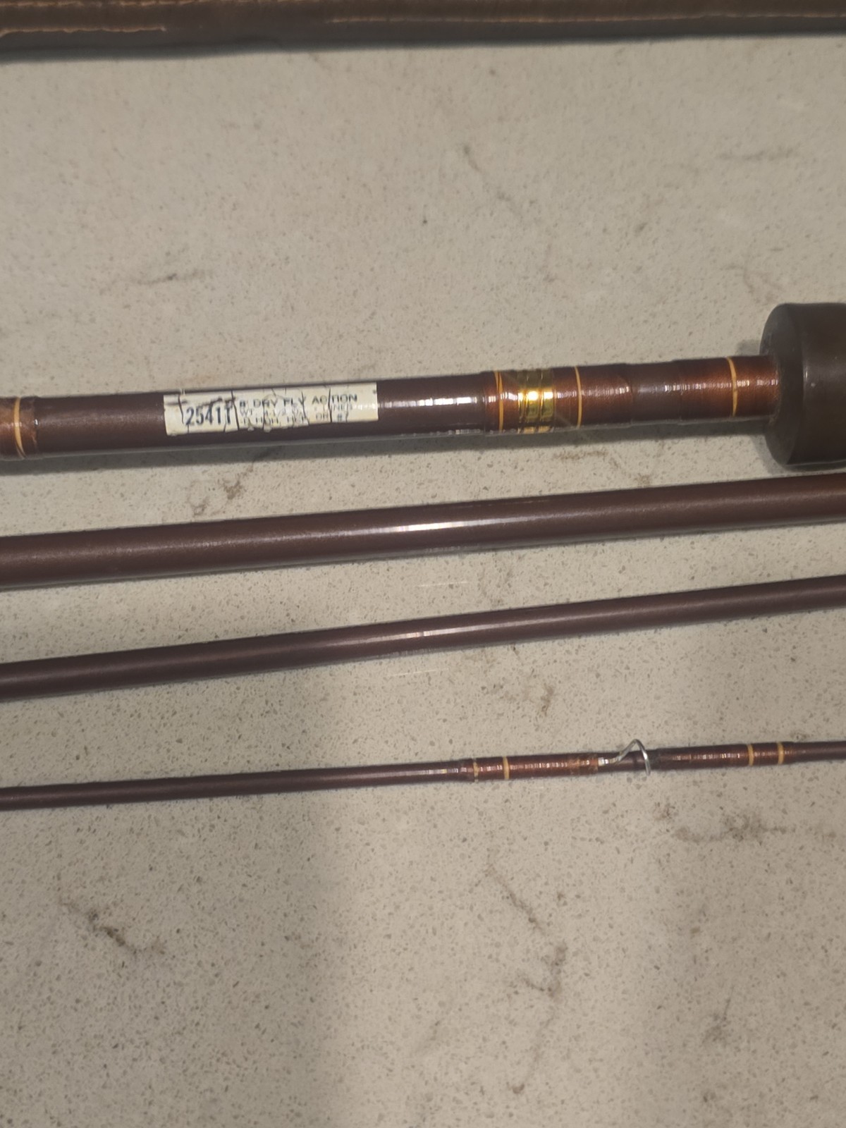 Vintage Garcia 2541 4 Piece 8’ Fly Rod made in USA