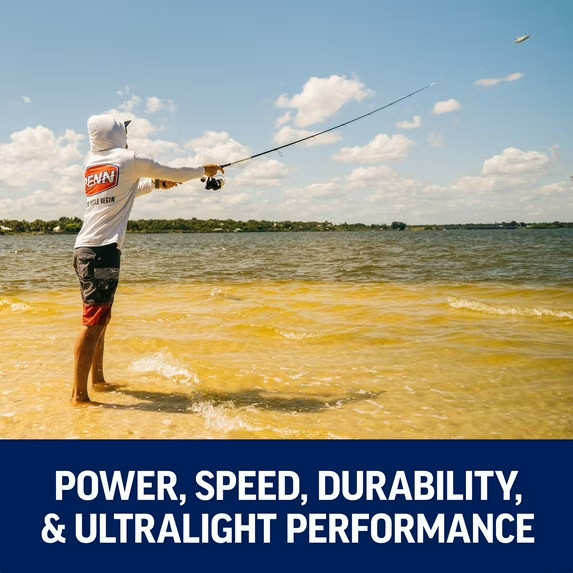 PENN Pursuit® IV Combo, 10′ Heavy Fishing Rod, 8000 Size Reel