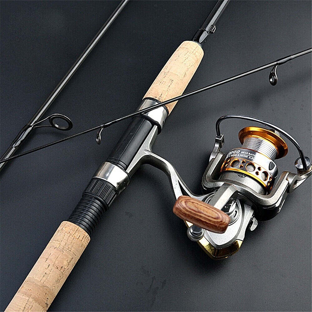 Fishing Spinning Carbon Fiber Rod Pol Outdoor Lightweight Hook Reel Lure Box