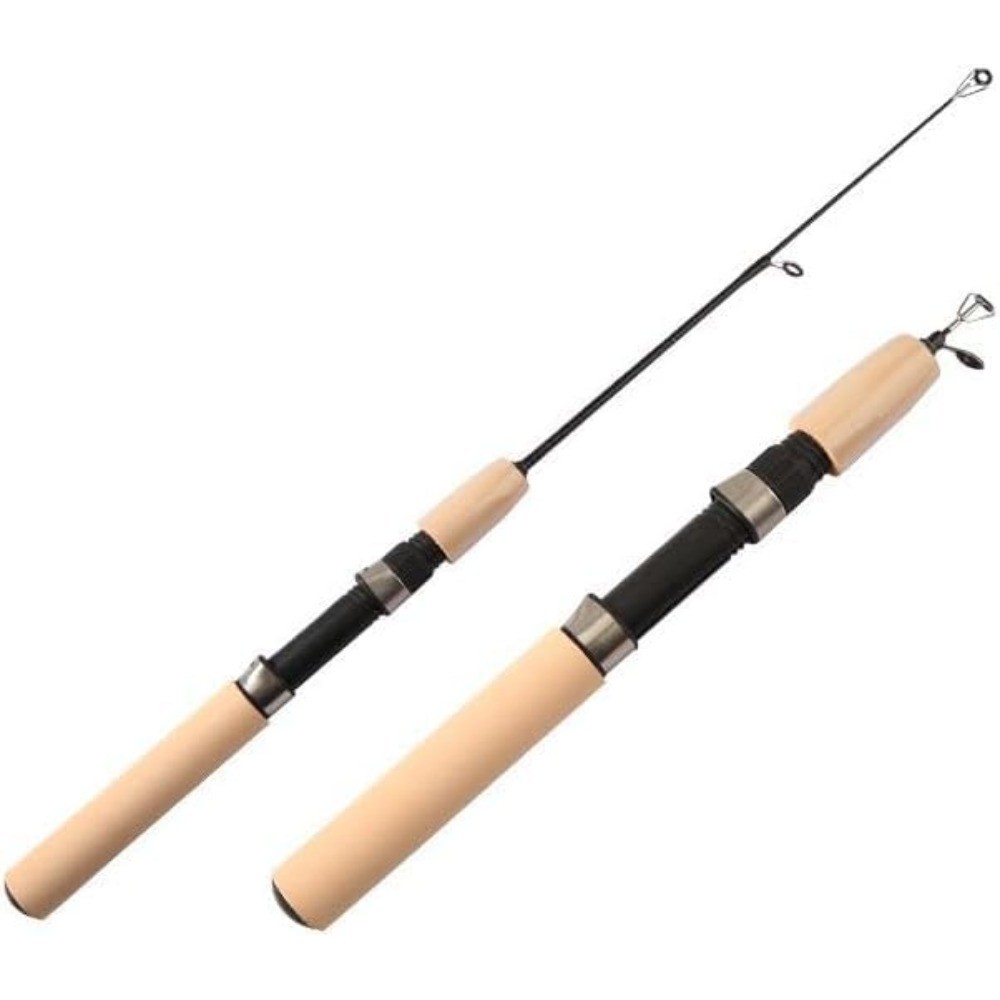 Winter Ice Fishing Rod Pen Pole Portable Spinning Casting Hard Rod Without Reel