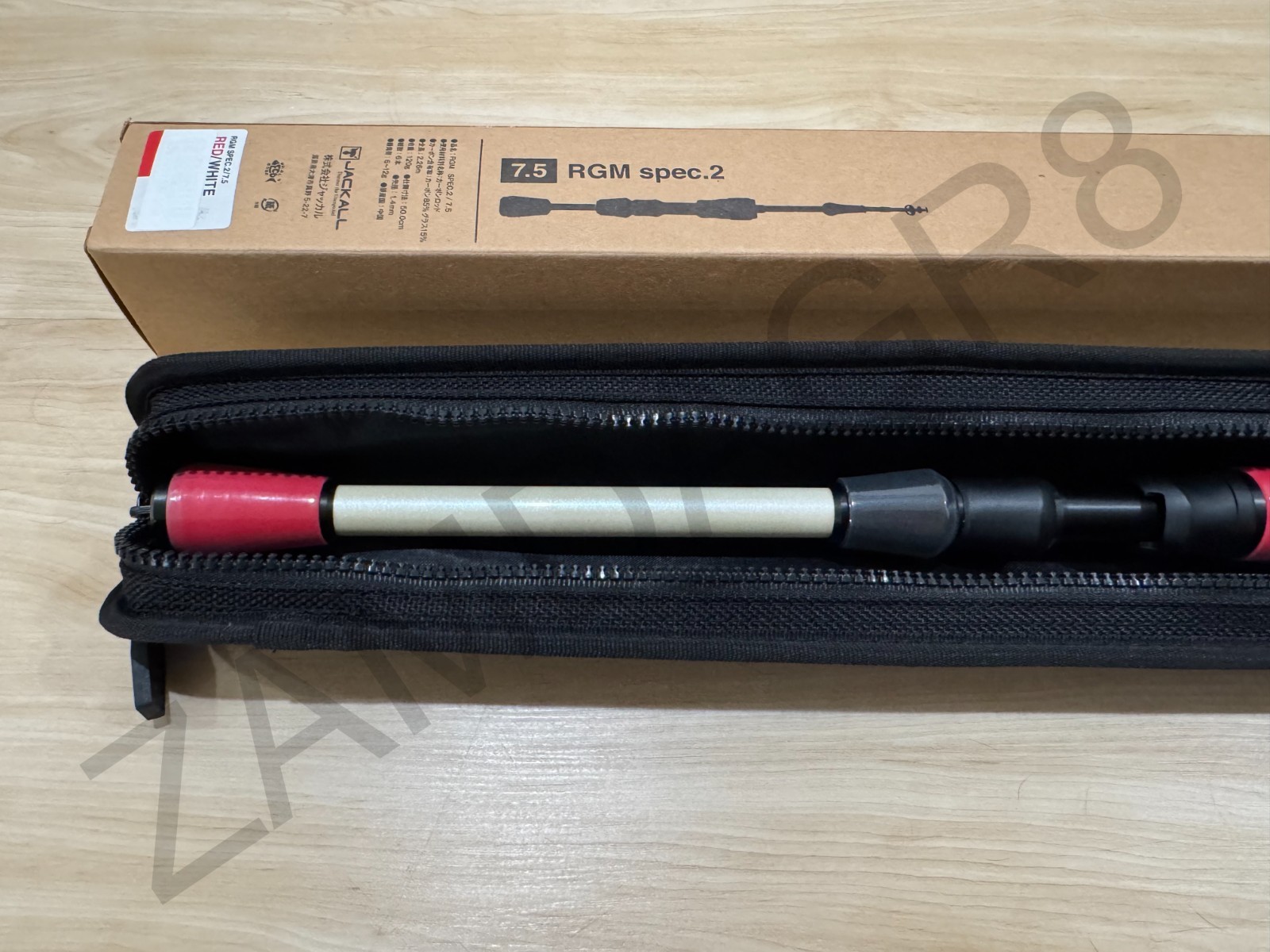 Jackall RGM spec.2 / 7.5 Red White Telescopic Spinning Rod – Ships from USA