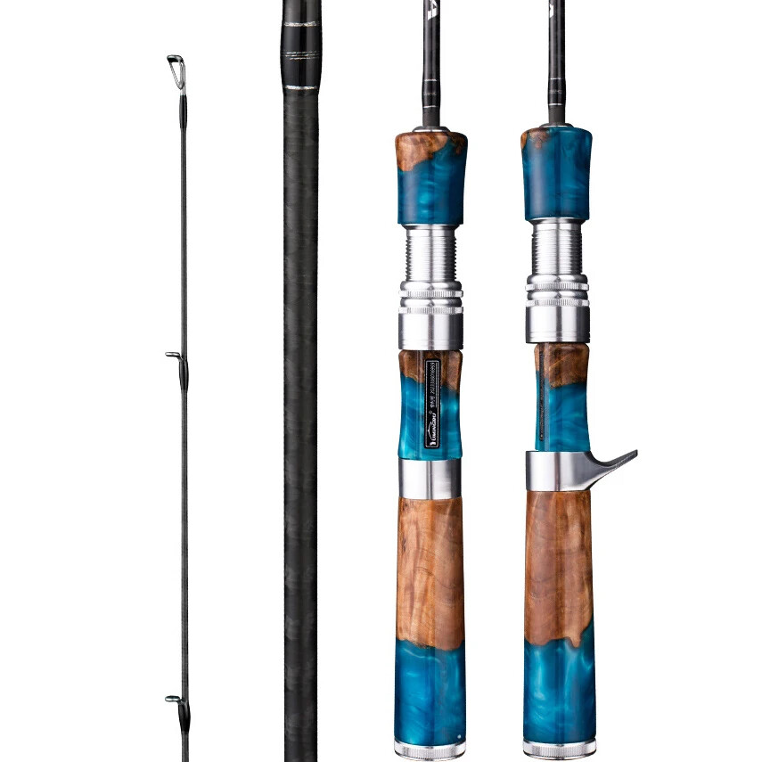 5.41FT Fishing Rod 1.65m Spinning Casting Rods Carbon Fiber Rod Lure 1.5-7g Pole