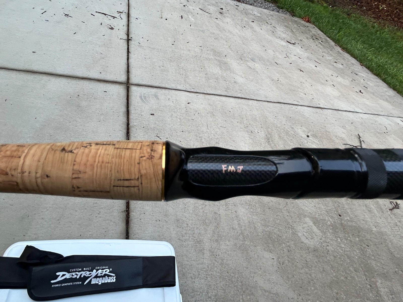 Megabass FMJ Destroyer casting rod F6-71X very light use