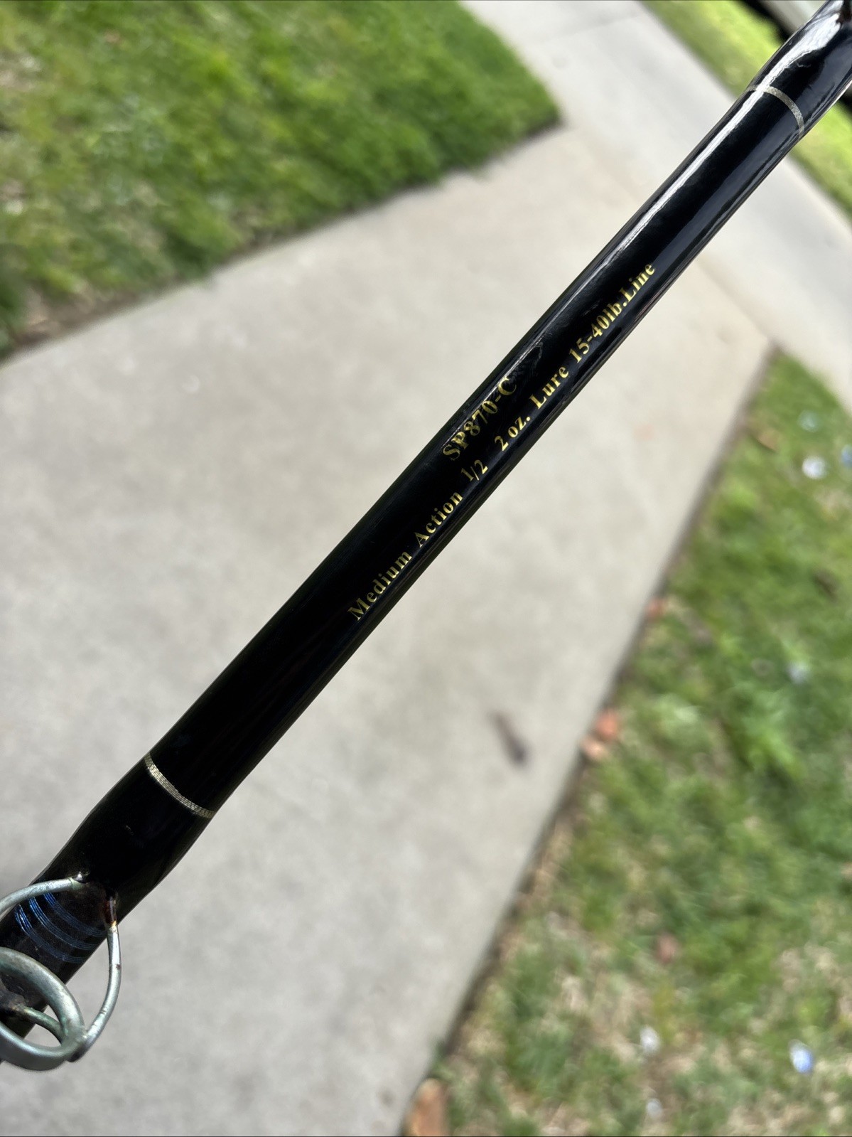 Sabre Pacifica 15-40lb SP870-C 7’ Medium Action 1/2-2oz Stroker Fishing Rod 1 Pc