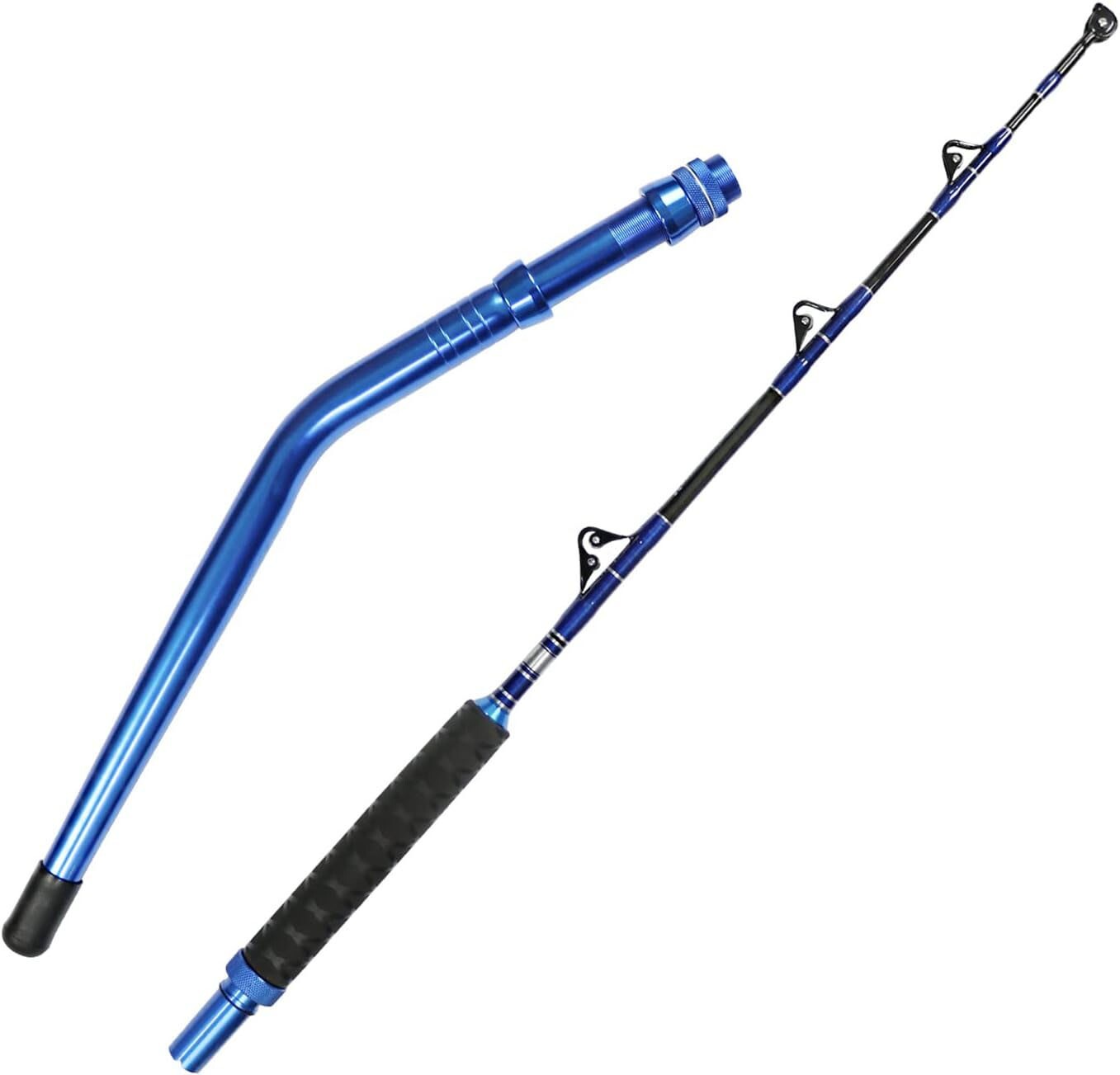 Straight/Bent Butt Trolling Rod Roller Big Game Saltwater Offshore Fishing Pole