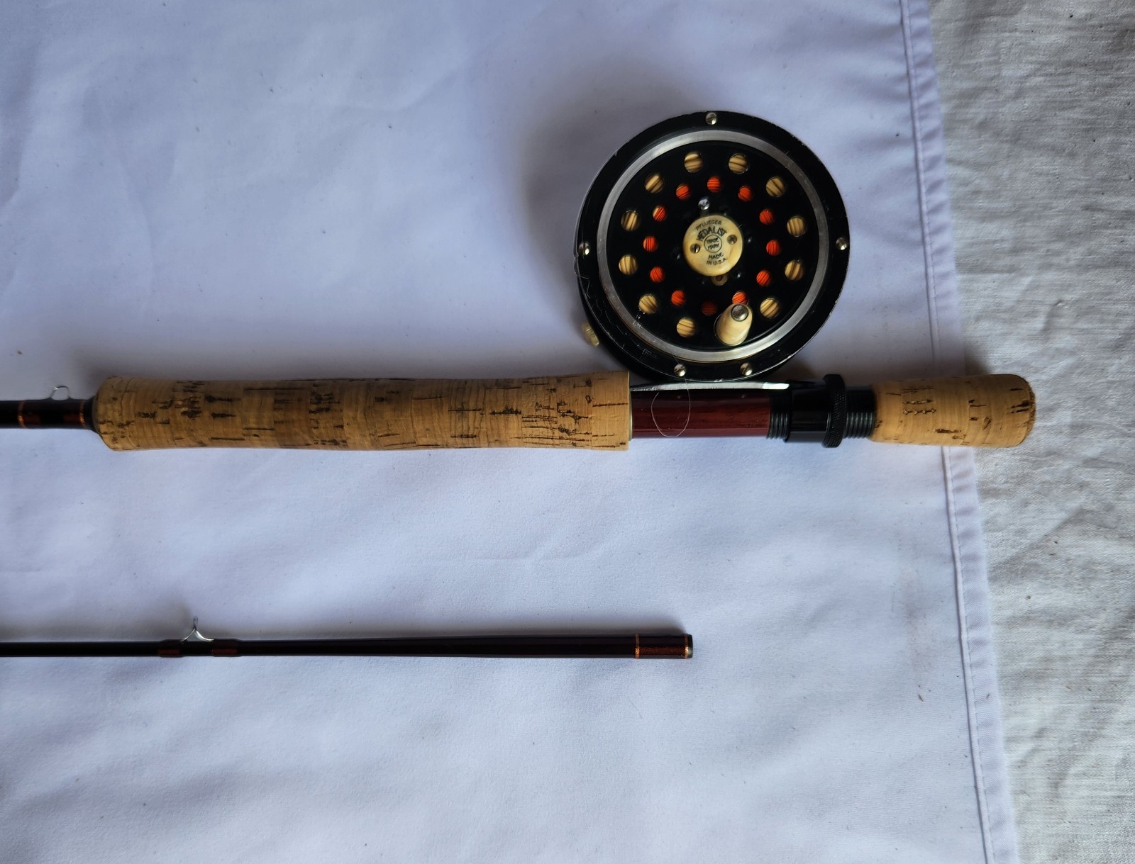 Vintage G Loomis IM6 Graphite F1149 9WT Fly Rod Pflueger Medalist USA
